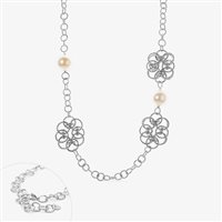 Collana Manu Bracelets and More Donna Rondelle satinata in Alluminio Perla RONCOIMSFBT02 - RONCOIMSFBT02